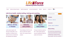 Desktop Screenshot of life-force-health.com