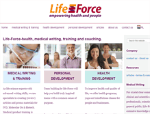 Tablet Screenshot of life-force-health.com